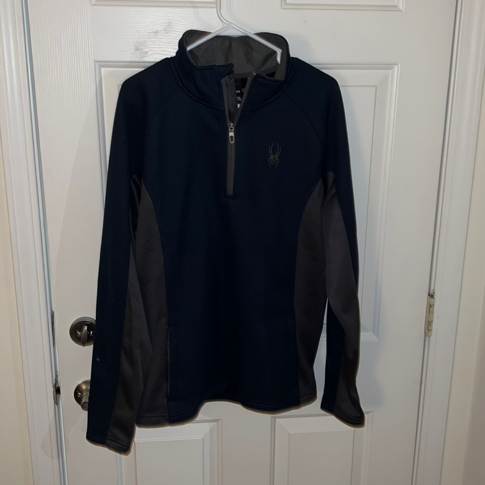 Mens spyder half zip size large